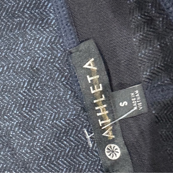 Athleta navy blue herringbone mercer tight ❤️ - Picture 3 of 7